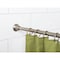 Zenna Home Straight 72'' Adjustable Tension Finial Shower Rod in Brushed Nickel 661ALBN - alternate 3
