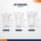 4Dock 12oz Clear Cups Disposable Plastic Cups, 1000PK PC002 - alternate 2