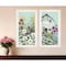 Homeroots Set Of Two Floral Field 1 White Framed Print Wall Art, 2PK 406138 - alternate 4
