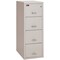 Fireking 4 Drawer, 2 Hr Fire & Impact Rated, Vertical, 31" depth Letter Platinum 4-1956-2PL - alternate 1