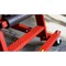Traxion Engineered Products Quality Economy Topside Creeper-Red With Expanded Metal Steps And Hook And Loop Stomach Pads 3-106 - alternate 4
