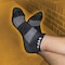 Railroad Sock Small/Medium Unisex Menthol-Infused Medicated Pain Relief Socks, Black, 1PR HTP501Q-LXLBK - alternate 4