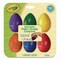 Crayola My First Washable Palm Grasp Crayons, Regular Size, 6 Assorted Colors, 6PK 81-1451 - alternate 1