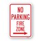Signmission No Parking Fire Zone With Right Arrow, Heavy-Gauge Aluminum, 18" x 24", A-1824-25034 A-1824-25034 - alternate 1