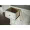 Homeroots 39" Off White Solid Wood Three Drawer Gentlemans Chest 524573 - alternate 5