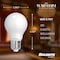 Bulbrite 9 Watt LED A19 Light Bulbs, Warm Dimming 3000K Soft White, 1800K Candlelight, 800 Lumens, 2PK 862884 - alternate 6
