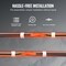 Vevor Pipe Heating Cable 60FT 7W/FT Heat Tape for Pipes with Built-in Thermostat PFPC1-1A060 - alternate 7