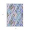 Homeroots 8' X 10' Blue Brown And Purple Geometric Washable Indoor Outdoor Area Rug 589209 - alternate 5