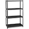 Iron Horse 3200 Riveted Steel Shelving 4-Shelf Unit, 18D x 36W x 60H, GunGray/Black 20995 - alternate 1