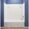 Mustee Durawall Bathtub Wall White Fiberglass Fits 30x60 & 32x60 557WHT - alternate 1