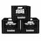 Cratemate Heavy Duty Multi-Purpose Milk Crate Storage, Black, 11 in H, 13 in W, 13 in L, 3 PK MC16QT-BL-3 - alternate 1