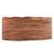 Homeroots 84" Brown Solid Wood Dining Table 521852 - alternate 2