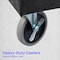 Luxor Tub Shelf Cart, High Density Polyethylene (Shelf), Polyvinyl Chloride (Leg), 500 lb. Load Capacity EC11HD-B - alternate 13