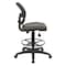 Office Star Products DC Series Deluxe Custom Dillon Fabric Drafting Chair with 18" Diameter Foot ring, Dillon Graphite DC2990V-R111 - alternate 5