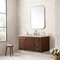 James Martin Vanities Amberly 48" Sgl Vanity, Mid-Century Walnut, w/3 CM Siberian Silestone Top w/FreePower WirelessCharger 670-V48-WLT-FSFR - alternate 5