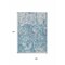 Homeroots 9' X 12' Teal Blue And Ivory Abstract Washable Indoor Outdoor Area Rug 612771 - alternate 6