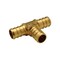 Sharkbite 1 In. x 1 In. x 1/2 In. Barb Reducing Brass PEX Tee UC415LFA - alternate 1