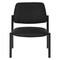Office Star Products Big and Tall Armless Guest Chair in Icon Black fabric with Sturdy Black Metal Frame 55054B-231 - alternate 6