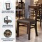 Flash Furniture HERCULES Ladder Back Walnut Wood Restaurant Chair - Mocha Vinyl Seat XU-DGW0005LAD-WAL-MCHV-GG - alternate 5