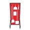 5S Supplies Housekeeping Shadow Board Broom Station V12, Red / White, Kit + Stand HSB-V12-RED/WHITE-KIT-STAND - alternate 1