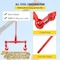 Vevor G80 Ratchet Binder 5/16"-3/8" Load Binders 22000 lb w/ 21' Chains, 4PK VV-RB-4C - alternate 7