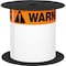 Brother Pre-CutLabelStockRoll, Orange/White, Gloss BMSLT46WARN - alternate 1