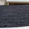 Jonathan Y Zara Braided Coastal Cottage Round Jute Navy 6 ft Round Area Rug RNF116B-6R - alternate 4