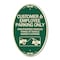 Signmission Customer and Employee Parking Only Unauthoriz, 12 In X 18 In Architectural, Heavy Gauge Aluminum A-OV-G-1218-24218 - alternate 1