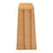 Bali & Pari Andrea Natural Rattan Console Table - Handwoven Wicker Accent Table with Pleated Skirt, Boho Decor 267-14599-ZORO - alternate 6