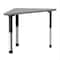 Correll HPL Collaborative Wing Desk, 30 in D X 41 in W X Particleboard AD3041TF-WING-15-09-13 - alternate 1