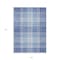 Homeroots 8' X 10' Denim Blue And Ivory Plaid Washable Indoor Outdoor Area Rug 596330 - alternate 6