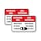 Signmission Restricted Area Monitored By Camera - Area Restrin, 18'' X 24'' 2 Signs, Heavy Gauge Aluminum, 2PK A-1824-2PACK-24761 - alternate 1
