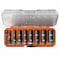Klein Tools KNECT Deep-Well 3/8-Inch Drive Impact Socket Set, Metric, 9-Piece 65109IMPCTM - alternate 1