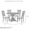 Crosley Hayden 5-Piece Round Dining Table Set For 4 KF13027SL - alternate 8
