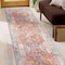 World Rug Gallery Vintage Inspired Distressed Machine Washable Runner Rug 2 ft 6 in x 7 ft Multi 6031MULTI2X7 - alternate 1
