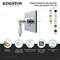 Kingston Brass Single-Handle Six-Way Diverter Valve with Square Trim Kit, Polished Nickel KS4046PL - alternate 2