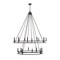 Z-Lite Dennison 20 Light Chandelier, Matte Black, 47.5 In W x 63 In H 4005-20MB - alternate 4