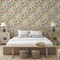 York Wallcoverings Butterfly House Light Taupe and Coral Wallpaper BL1724 - alternate 4