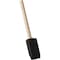 Linzer Project Select 1'' High Density Closed Cell Foam Brush with Wood Peg Handle 8505 0100 - alternate 1