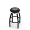 Holland Bar Stool Co 30" Blk Wrinkle Los Angeles Kings Swivel Bar Stool, Chrome Ring L8B2C30LAKing - alternate 1