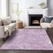 Homeroots 10' X 14' Lavender Purple And Ivory Geometric Washable Indoor Outdoor Area Rug 588321 - alternate 4