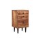 Homeroots 30" Brown Solid Wood Three Drawer Live Edge Filing Cabinet 522097 - alternate 1