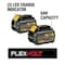 Dewalt FLEXVOLT BATTERY PACK, 6 AH LI-ION BATTERY, 20/60 VAC CHARGE, FOR USE WITH DCB606-2 - alternate 5