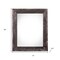 Homeroots 11" x 17" Black Solid Wood Hanging Picture Frame 386498 - alternate 2