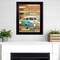 Homeroots Let the Journey Begin Black Framed Print Wall Art 405184 - alternate 3