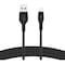 Belkin USB-A TO LTG, BRAID SIL, 1M, BLK CAA010BT1MBK - alternate 5