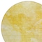 Homeroots 8' Gold And Yellow Round Nautical Washable Indoor Outdoor Area Rug 581733 - alternate 5