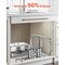 Vevor 8 Qt 4 Pack Rectangle Chafing Dish Buffet Set Full Size Pan Stainless Steel, 4PK HZ-433 - alternate 5