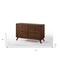 Homeroots 51" Walnut Solid Wood Six Drawer Double Dresser 473115 - alternate 4