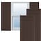 Ekena Millwork True Fit PVC Four Board Joined Board-n-Batten Shutters, Raisin Brown, 21 1/2W x 48H, PR TFP101BBF21X048TB - alternate 1